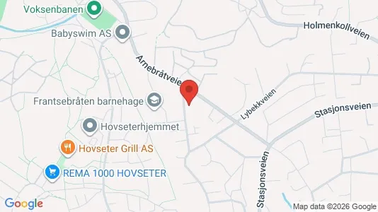 Rooms for rent i Oslo Vestre Aker - kort over placeringen