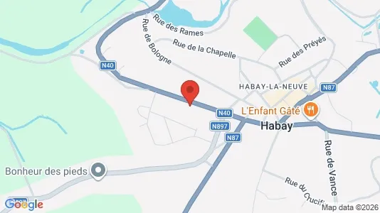 Apartments for rent i Habay - kort over placeringen