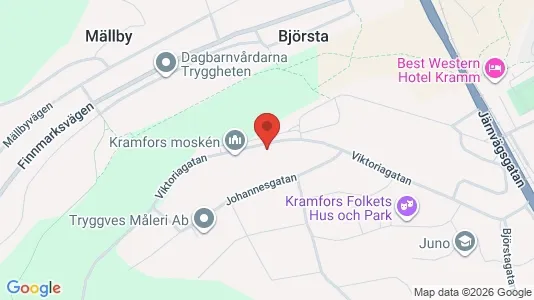 Apartments for rent i Kramfors - kort over placeringen