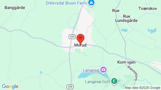 Apartments for rent i Morud - kort over placeringen