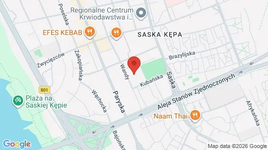 Apartments for rent i Warszawa Praga-Południe - kort over placeringen