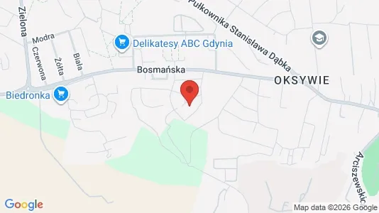 Apartments for rent i Gdynia - kort over placeringen