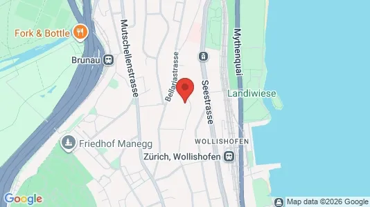 Apartments for rent i Zürich District 2 - kort over placeringen