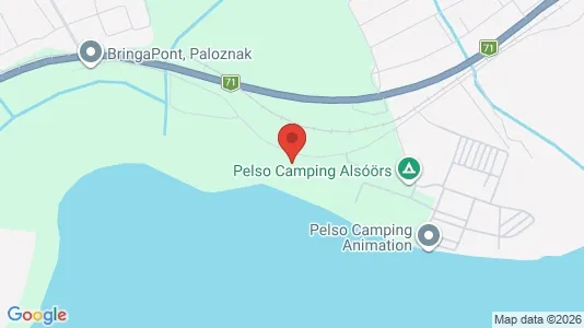 Apartments for rent i Balatonfüredi - kort over placeringen