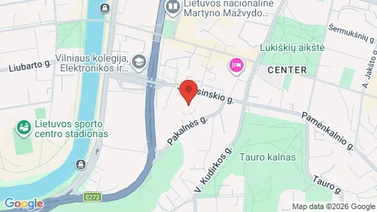 Apartments for rent i Vilnius Senamiestis - kort over placeringen
