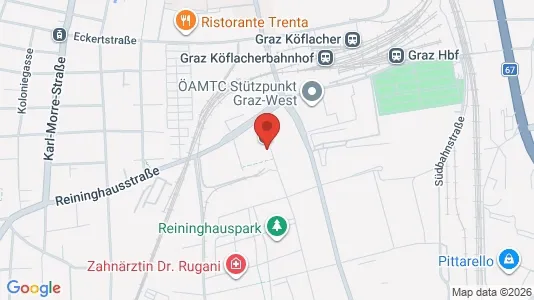 Apartments for rent i Graz - kort over placeringen