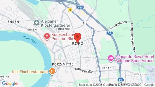 Apartments for rent in Cologne Porz - Photo from Google Street View