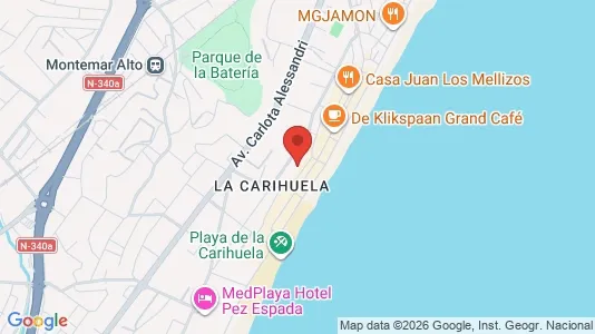Apartments for rent i Torremolinos - kort over placeringen