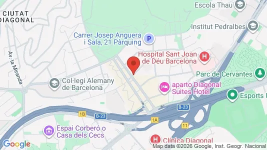 Apartments for rent i Cornellà de Llobregat - kort over placeringen