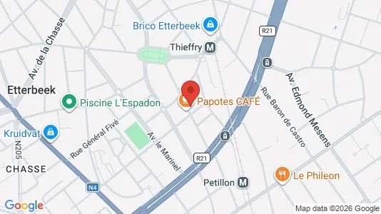 Apartments for rent i Brussels Etterbeek - kort over placeringen