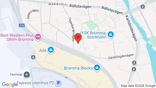 Apartments for rent i Stockholm West - kort over placeringen