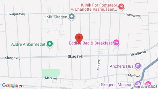 Apartments for rent i Skagen - kort over placeringen