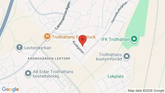 Apartments for rent i Trollhättan - kort over placeringen