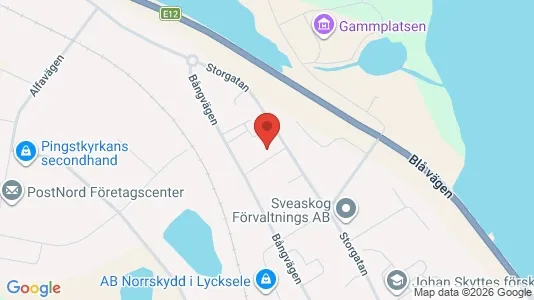 Apartments for rent i Lycksele - kort over placeringen