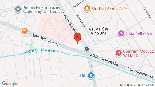 Apartments for rent i Warszawa Mokotów - kort over placeringen