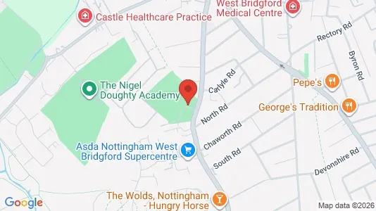 Apartments for rent i Nottingham - Nottinghamshire - kort over placeringen