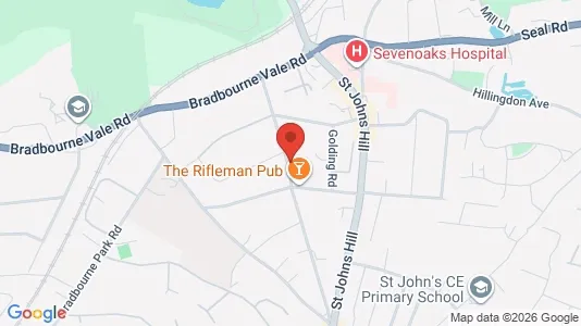 Apartments for rent i Sevenoaks - Kent - kort over placeringen