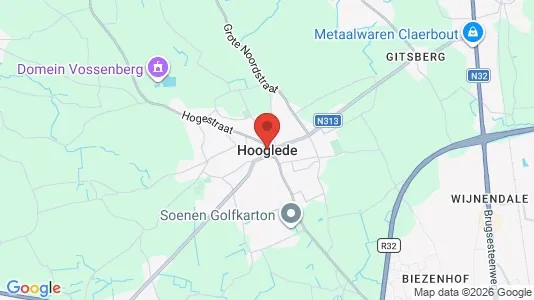 Apartments for rent i Hooglede - kort over placeringen