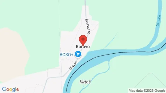 Houses for rent i Borovo - kort over placeringen