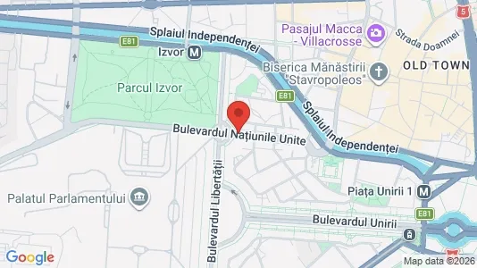 Apartments for rent i Bucharest - Sectorul 4 - kort over placeringen
