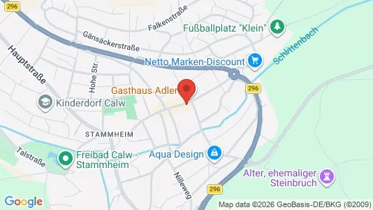 Apartments for rent i Calw - kort over placeringen