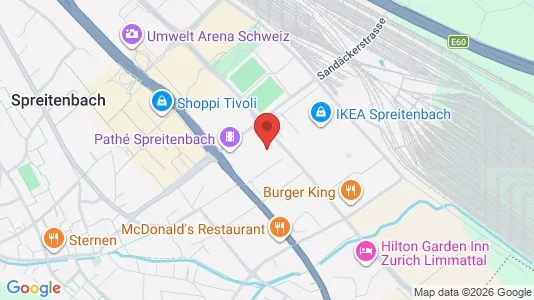Apartments for rent i Baden - kort over placeringen