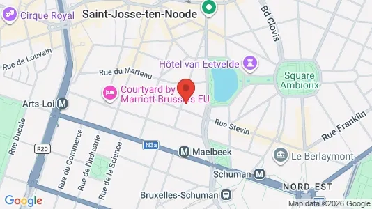 Apartments for rent i Brussels Etterbeek - kort over placeringen