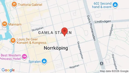 Apartments for rent i Norrköping - kort over placeringen