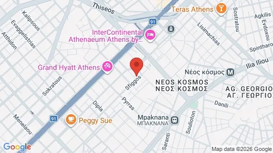 Apartments for rent i Athens Akropoli - kort over placeringen