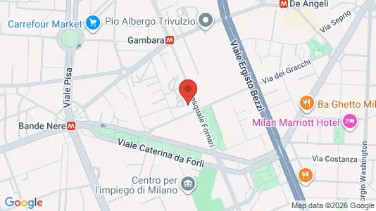 Rooms for rent i Milano Zona 6 - Barona, Lorenteggio - kort over placeringen