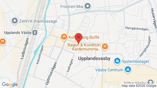 Apartments for rent i Upplands Väsby - kort over placeringen