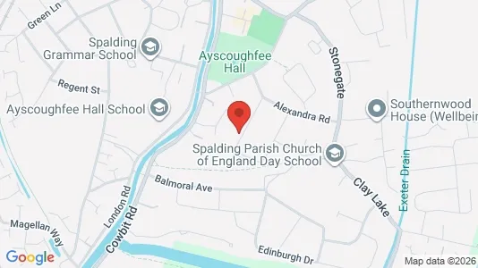 Apartments for rent i Spalding - Lincolnshire - kort over placeringen