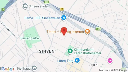 Apartments for rent i Oslo Grünerløkka - kort over placeringen