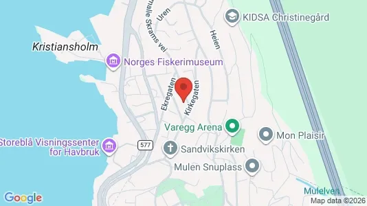 Apartments for rent i Bergen Bergenhus - kort over placeringen