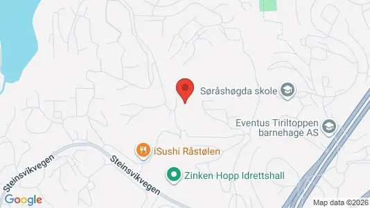 Apartments for rent i Bergen Ytrebygda - kort over placeringen