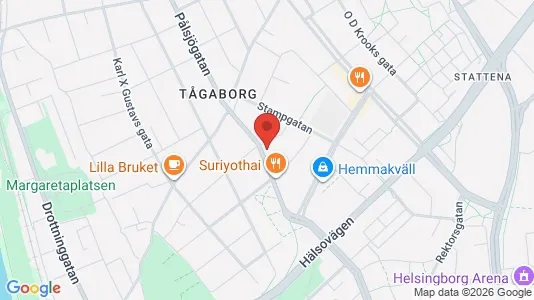 Apartments for rent i Helsingborg - kort over placeringen