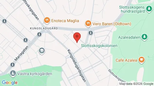 Apartments for rent i Majorna-Linné - kort over placeringen