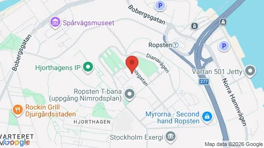 Apartments for rent i Gärdet/Djurgården - kort over placeringen