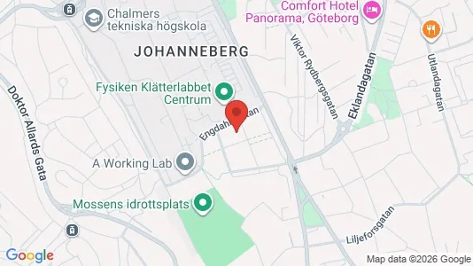 Apartments for rent i Johanneberg - kort over placeringen
