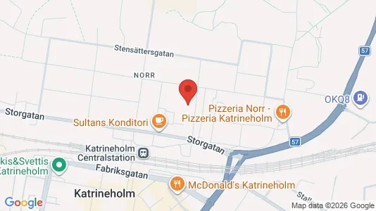 Apartments for rent i Katrineholm - kort over placeringen