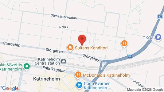 Apartments for rent i Katrineholm - kort over placeringen
