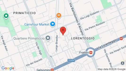 Rooms for rent i Milano Zona 6 - Barona, Lorenteggio - kort over placeringen