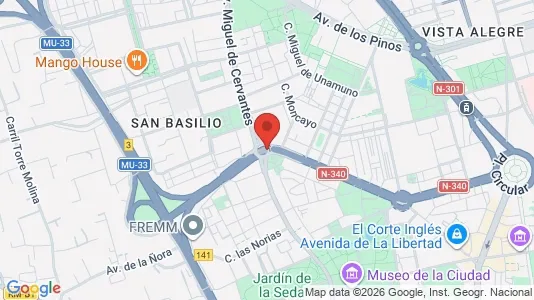 Rooms for rent in Murcia - Photo from Google Street View