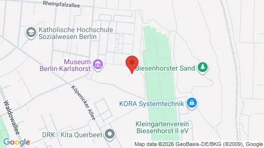 Apartments for rent i Berlin Lichtenberg - kort over placeringen