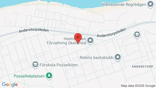 Apartments for rent i Skellefteå - kort over placeringen
