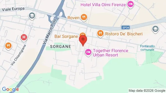 Apartments for rent i Florence - kort over placeringen