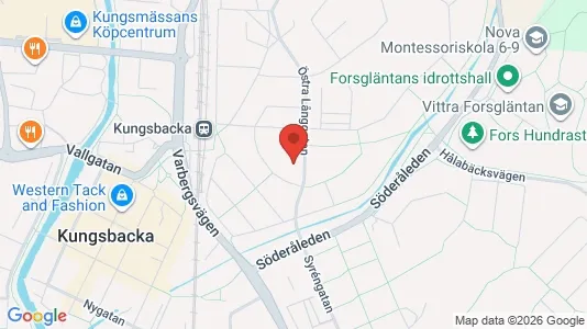 Apartments for rent i Kungsbacka - kort over placeringen