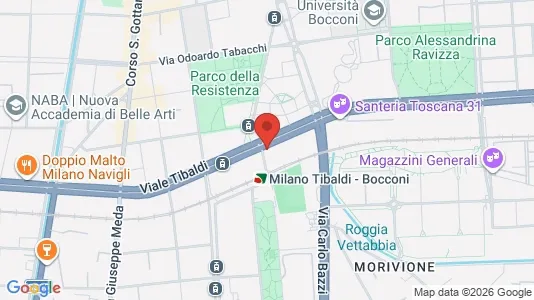 Rooms for rent i Milano Zona 5 - Vigentino, Chiaravalle, Gratosoglio - kort over placeringen