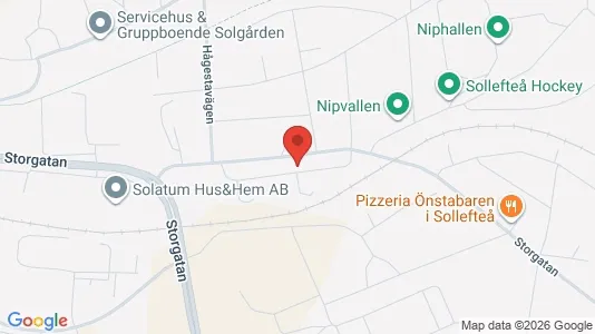 Apartments for rent i Sollefteå - kort over placeringen