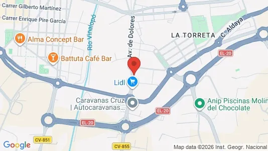 Apartments for rent in Elche/Elx - Photo from Google Street View